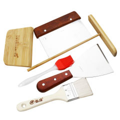 パンケーキの実の道具を広げてパンケーキの道具を並べます。