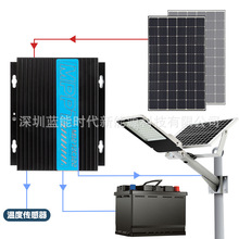跨境MPPT太阳能控制器12V24V48V自动识别 通用型光伏板充电控制器
