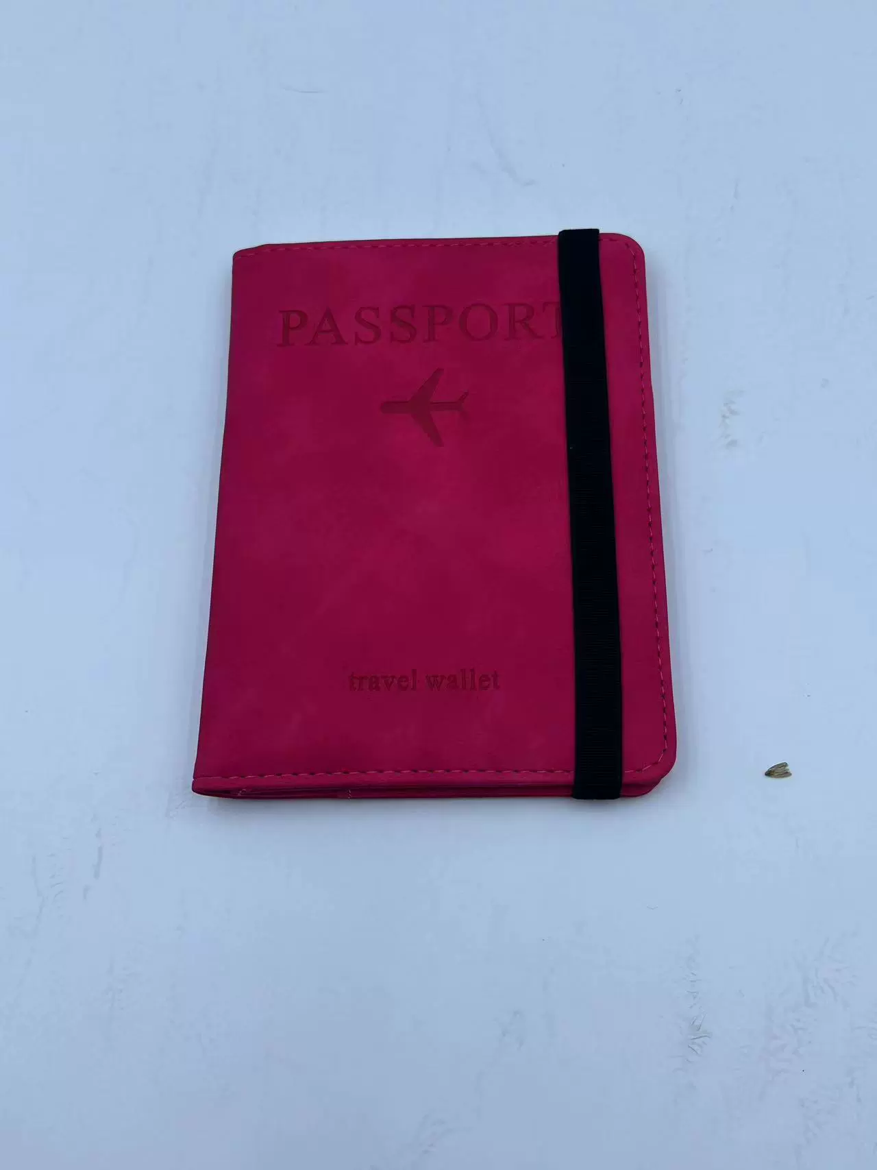 Passport Cover PU Travel Wallet, Universal Handheld Protective Case, 15 × 11 cm, Multi-Color