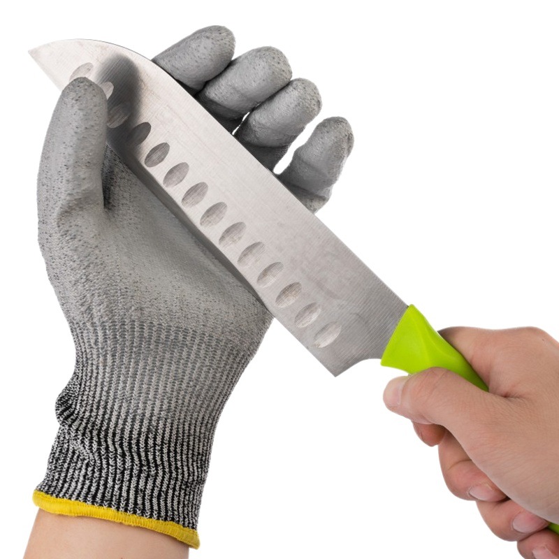 En stock guantes anti-corte de grado 5 protección laboral industrial engrosada resistente al desgaste anti-arañazos guantes anti-perforación HPPE image 1