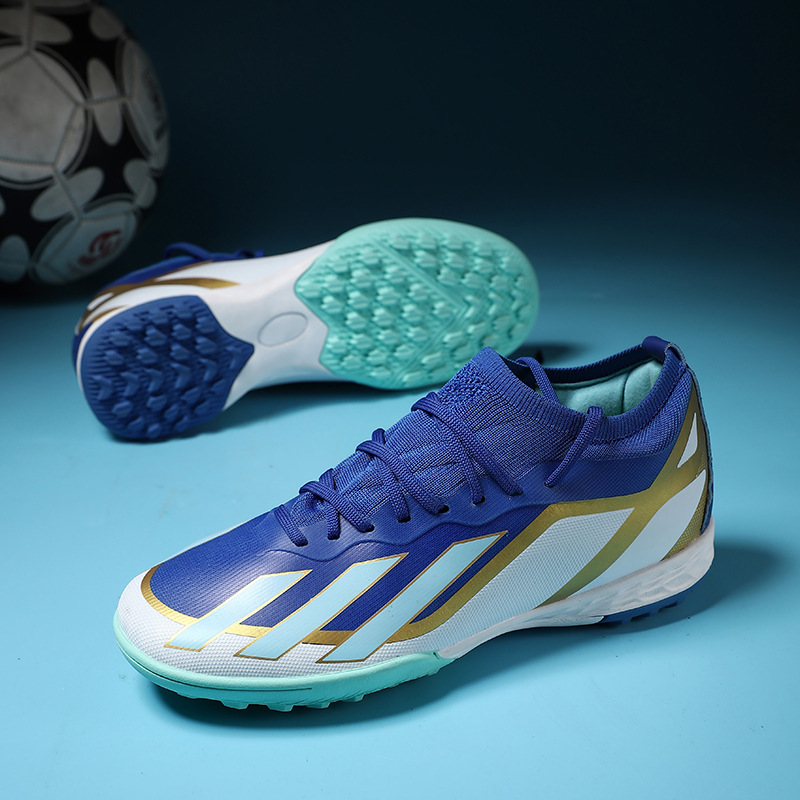 Fabricantes al por mayor transfronterizos nuevos zapatos de fútbol entrenamiento para adultos AG tF clavos rotos zapatos de entrenamiento para estudiantes jóvenes