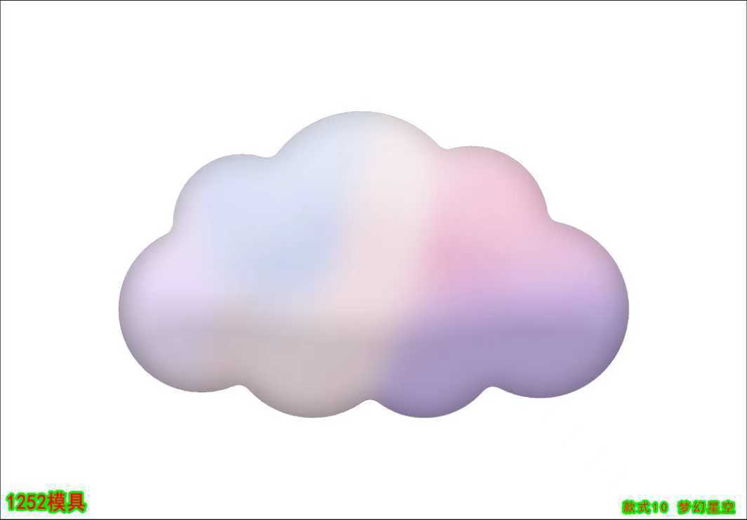 스타일 10 판타지 별이 빛나는 하늘 폼 소형 보호대