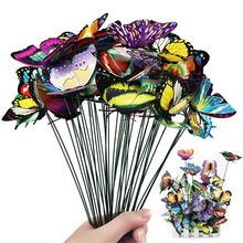 K 71619 3D plastic garden butterfly ���w����@ˇ�����羳