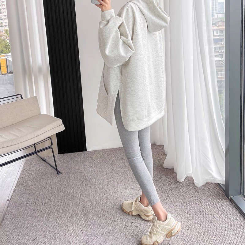妊婦服セット春秋服フード付きのオシャレでゆったりとした服を着て、カジュアルな上着を着ることができます。|undefined