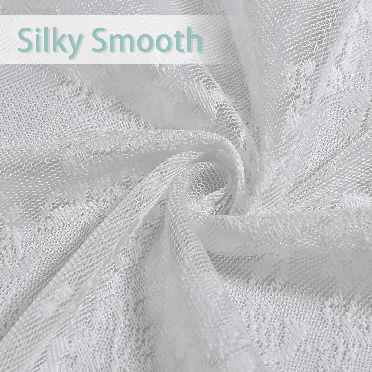 Transfronterizos de urdimbre encaje doble cortina de barra de cortina cortina de encaje blanco SHEIN Aliexpress