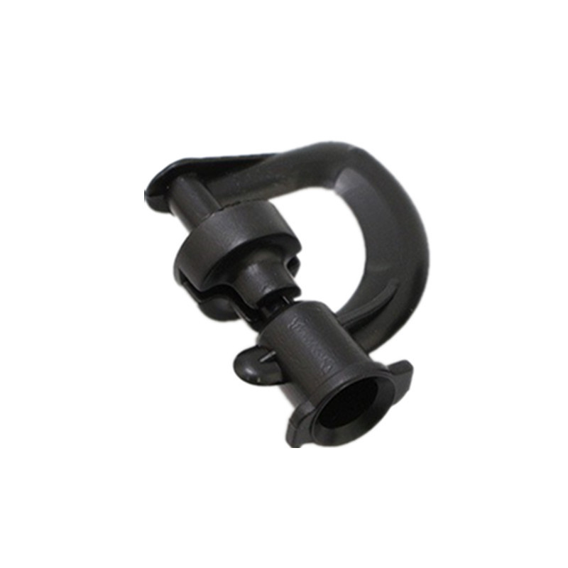 Mayorista G-shaped rotativo refractivo micro pulverización invernadero colgando micro pulverización colgando ruedas laterales atomización automática micro pulverización