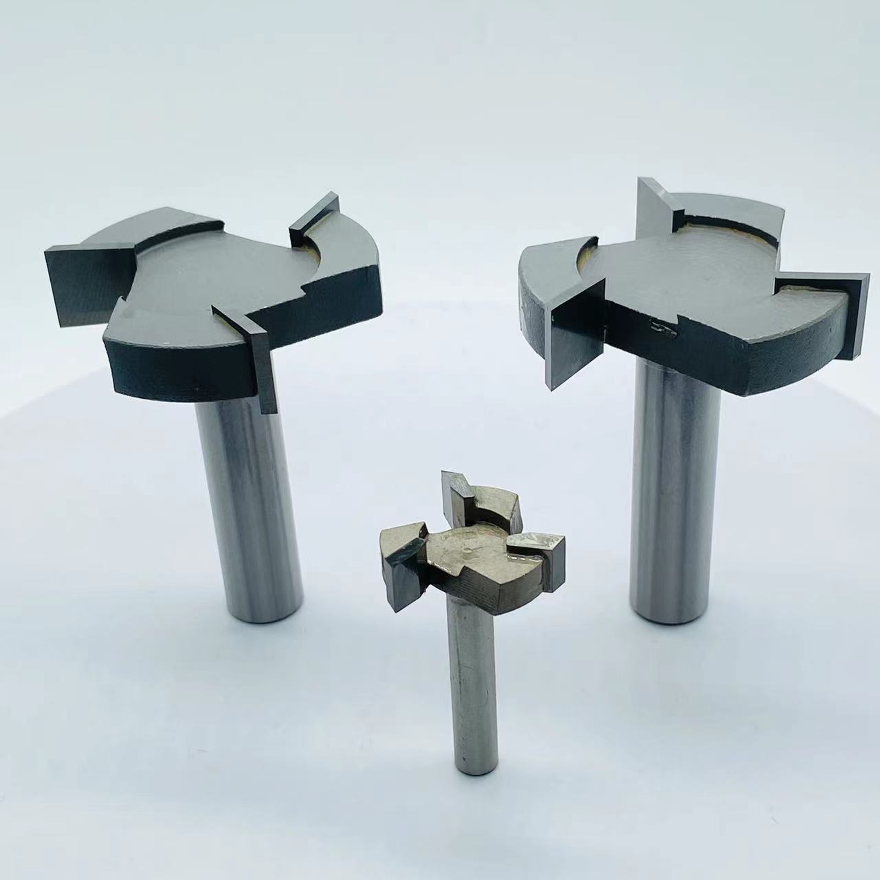 钨钢焊接T型铣刀木头平面开槽刀具来图来样定制切削电木铣木工