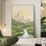 金山日照落地客厅挂画