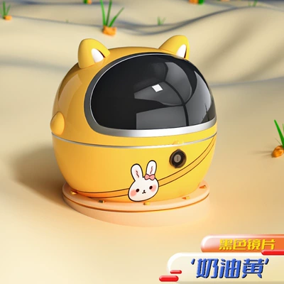 Electric car tail box storage box waterproof large - second-generation-astronaut-cream-yellow-single-tail-box-can-be-installed-directly-on-models-with-tail-racks