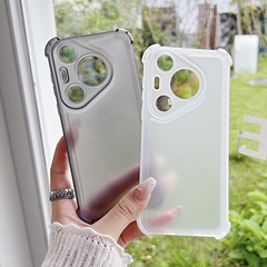 适用华为pura80pro手机壳magic6冰雾肤感mate60pro新款四角nova11
