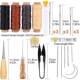 Cross-border Hot Sale Leather Craft Leather Tools 29 Piece Set Hand-stitched suit DIY Sewing Needle Canvas Thread Combination Set