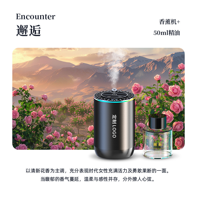 Amazon nueva máquina de perfumería inteligente de spray para automóviles adornos de automóviles perfumes de automóviles fragancia