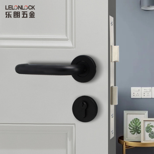 Stainless steel 304 German standard double curved handle safety door fire door lock aisle lock 5572 European standard U-shaped handle lock