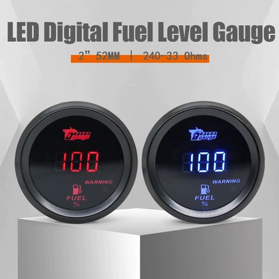 automobile instrument 52mm Digital Car Fuel