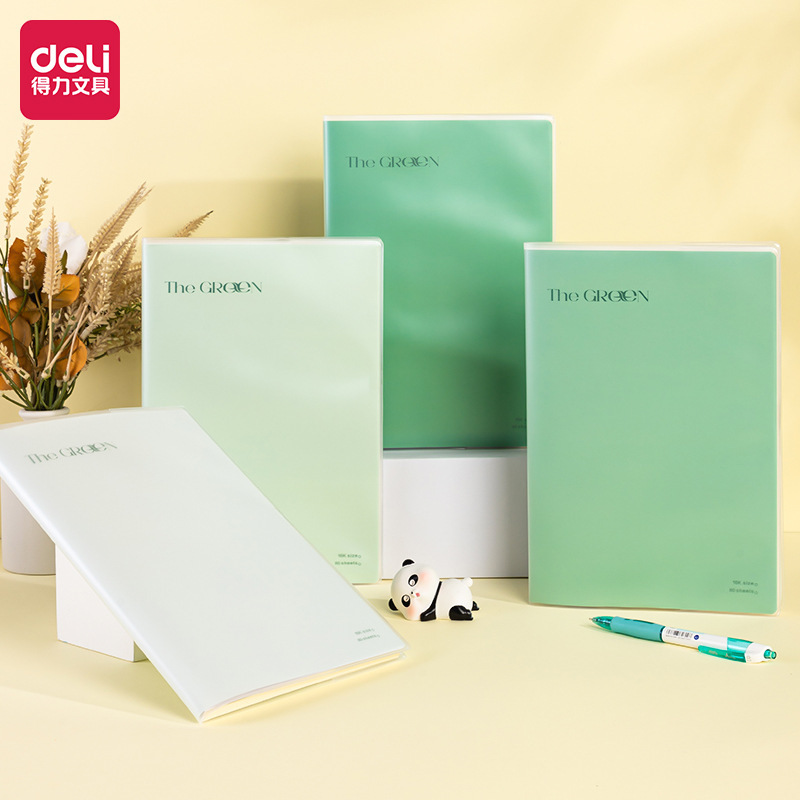 [4] Deli PT1680 Eye Protection Glue Set (Light) 16K Student Notepad 80 Notebooks