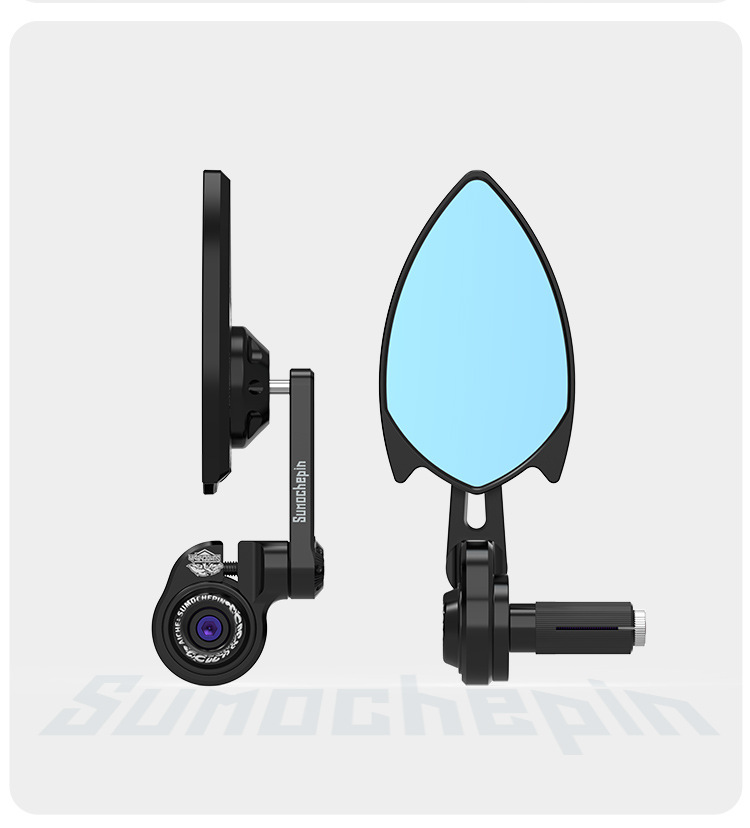 Suitable for No.9 M3 Polar Core Ae5I Reflector Calf Electric Vehicle Modified Handlebar Mirror Motorcycle Handlebar Rearview Mirror