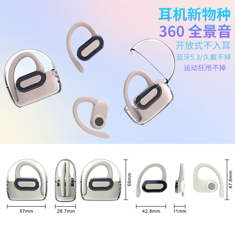 2024 nuevo auriculares Bluetooth inalámbricos panorámicos llamadas de auriculares de larga duración auriculares Bluetooth fábrica al por mayor