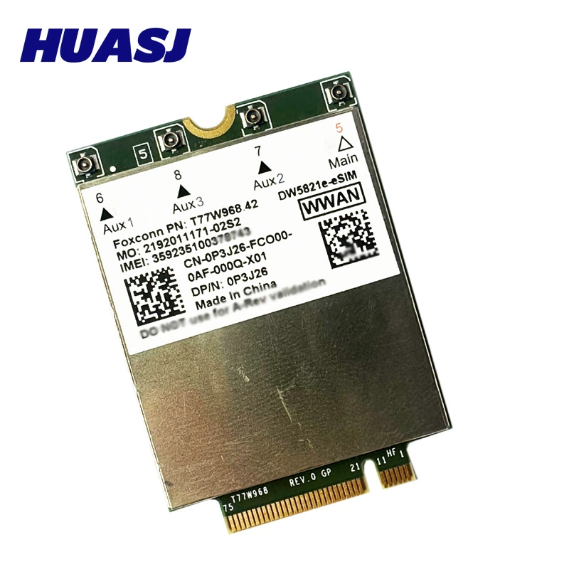 T77W968 DW5821E DW5821e-eSIM Модуль CAT16 4G может быть применен к российским сетям