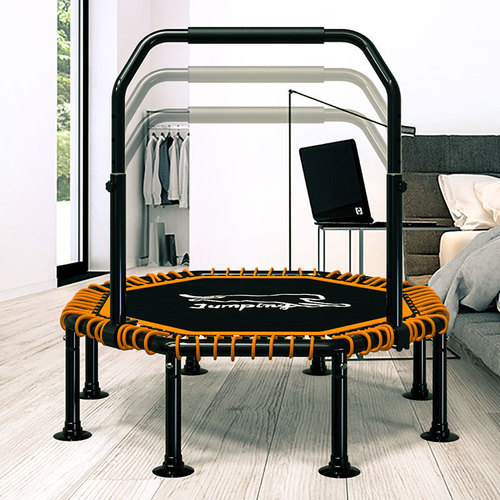 Trampoline adult gym home use yoga trampoline indoor trampoline bounce jumping bed manufacturer wholesale