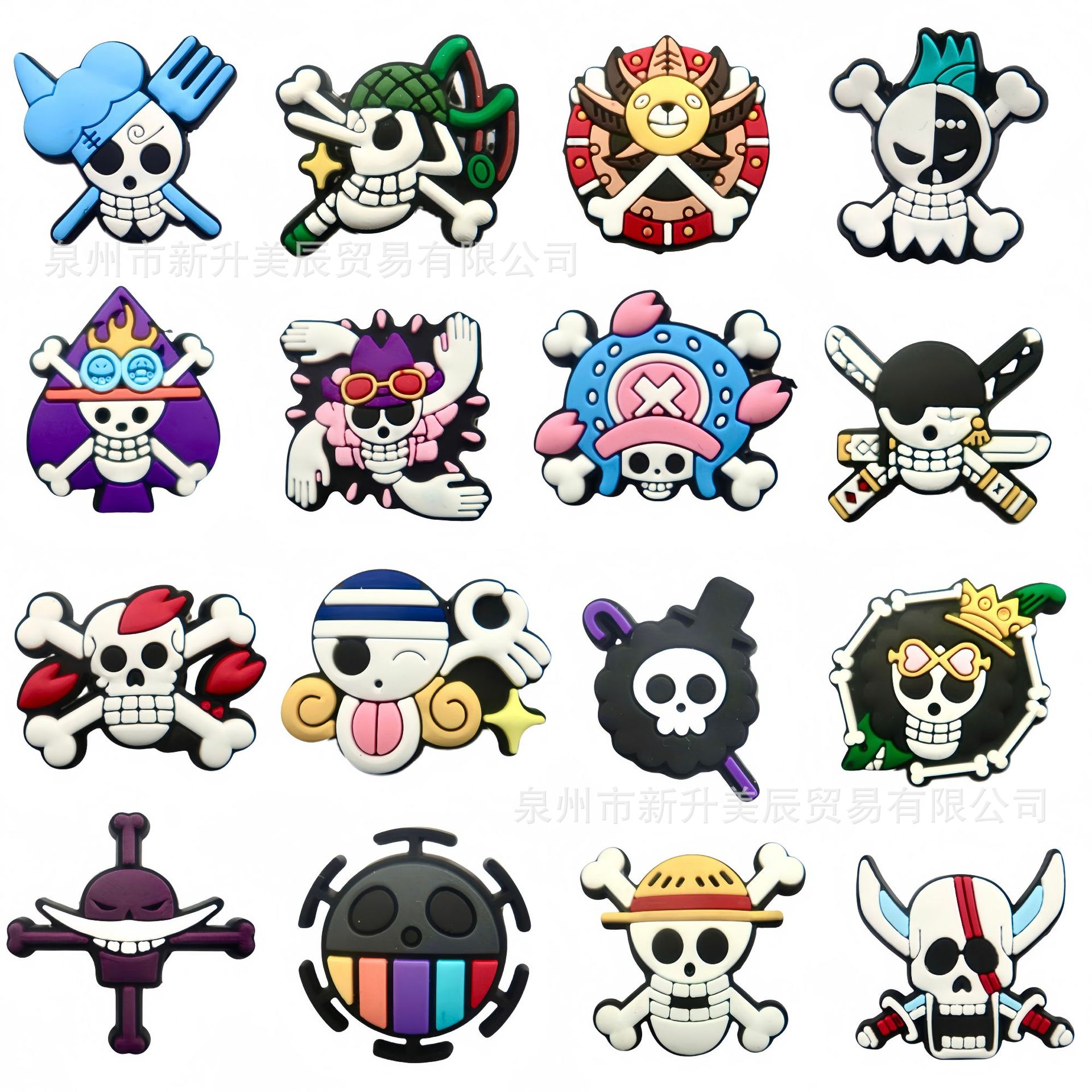 Nuevo una pieza agujero zapatos zapato flor zapato hebilla de dibujos animados clásicos accesorios del zapato hebilla decorativa PVC zapato flor