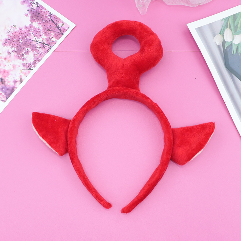 Nueva antena diadema de bebé anime diadema de dibujos animados lindo venta lindo tridimensional diadema banda para el cabello lavado de cara diadema femenina