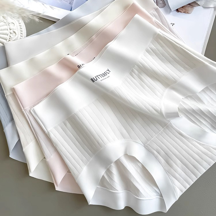 Underwear for Women Pure Cotton 5A Antibacterial Crotch High Waist Tummy Control Hip Wrap Seamless Girl Cotton Breathable Women's Large Size Wholesale