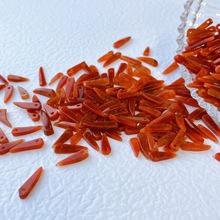 天然翡翠边角料散珠红翡小辣椒配件手工diy玉石手链项链配饰批发