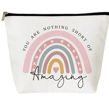 跨境热销数码印花女士化妆包大容量手拿零钱包便捷收纳袋礼物