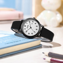 歌迪糖果色石英表夏季简约日历高级感女表小众高颜值硅胶学生手表