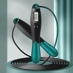 Counting Jump Rope for Middle School Students, Special for Zhongkao Training, Smart Timer, Counting, Adult Calorie Exercise, Fitness Jump Rope