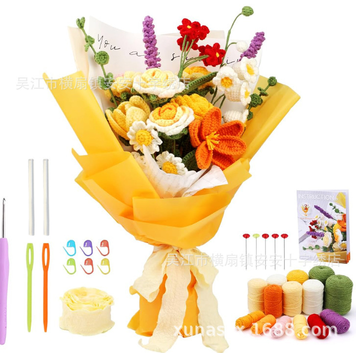 장미 꽃다발 - 영어 설명서와 영어 비디오 설명이 포함되어 있습니다.