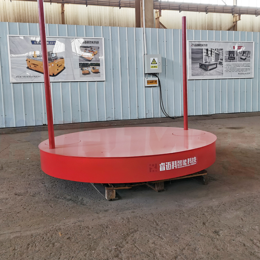 旋转电动转盘车轨道直角转弯转台换轨车【睿迈科自有工厂售后无忧