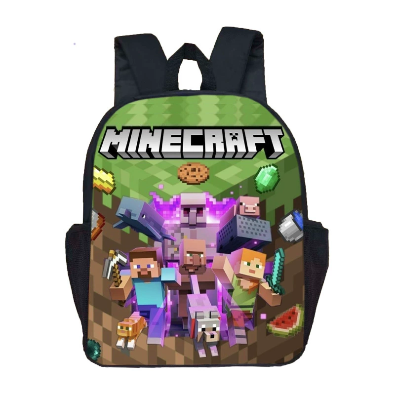Новый школьный рюкзак Minecraft с принтом, ранняя школьная сумка, единый оснащенный набор, оптовая продажа