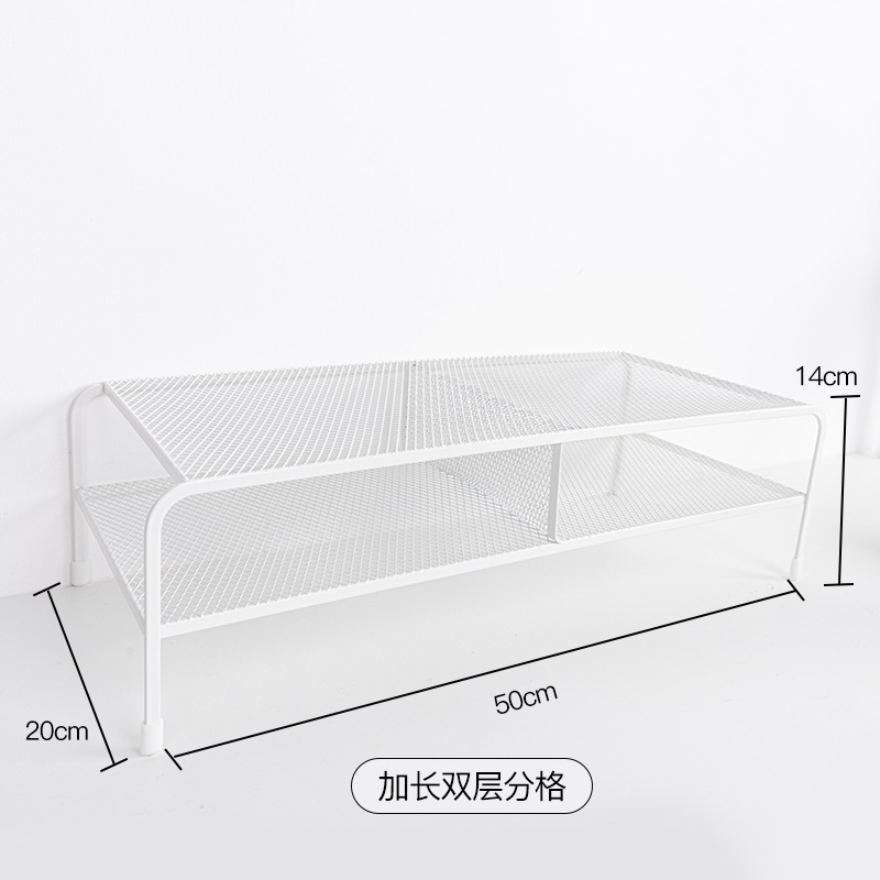 Organizador de almacenamiento minimalista para escritorio de dormitorio con soporte elevado para computadora, estante elevador para monitor de oficina sin instalación.