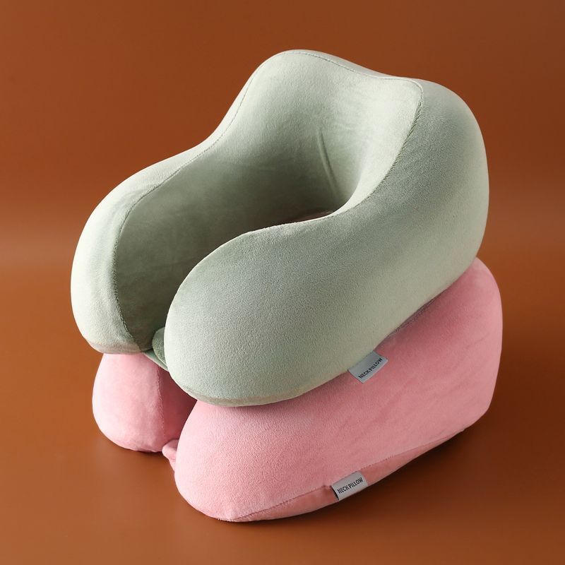 Memory Foam Removable And Washable, Support Nap Cervical Spine Neck Pillow, Travel Airplane Sleeping Pillow_voghion.com