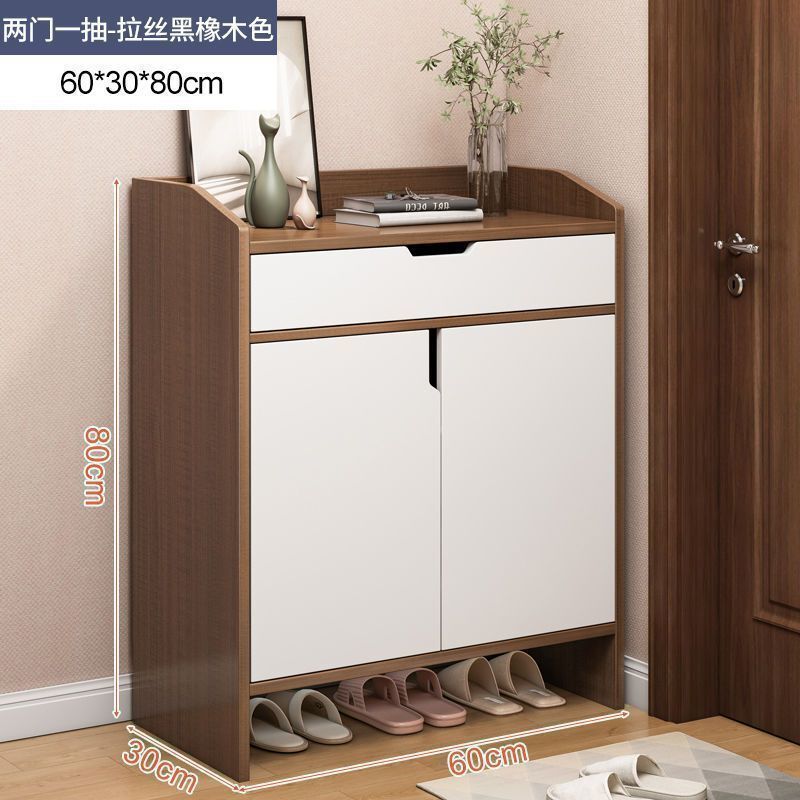 玄関靴キャビネット、自宅廊下、玄関ドア、玄関キャビネット、一体型バルコニー収納、賃貸住宅、新型密閉型靴ラック|undefined