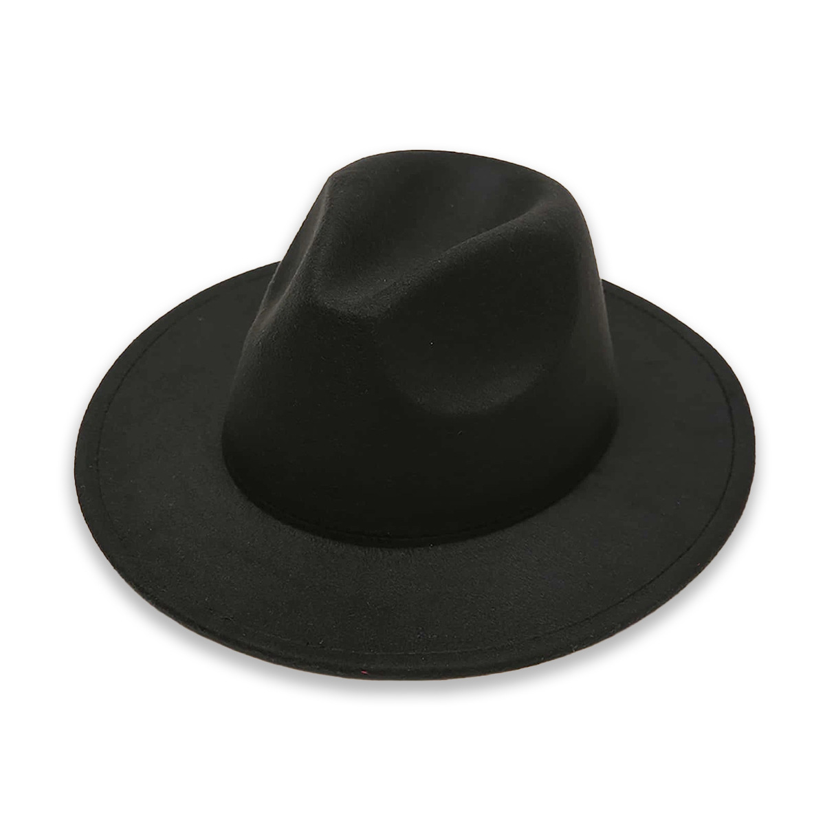 Wide-brimmed Sunscreen Fashion Black Jazz Hat Wholesale Nihaojewelry display picture 5