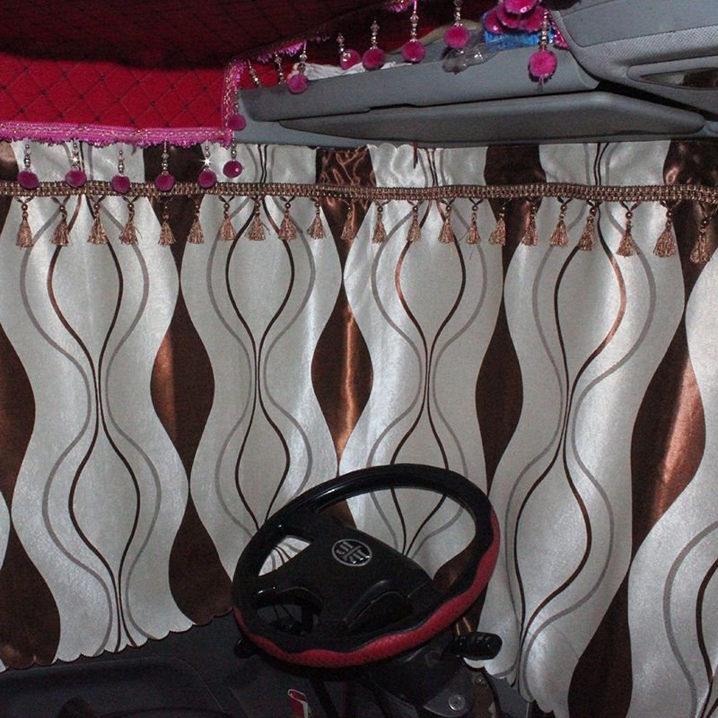 Jiefang Jh6 J6P J6L Truck Curtain Sunshade Rear Window Long V Sleeper Curtain Sun Protection Interior Decoration Supplies