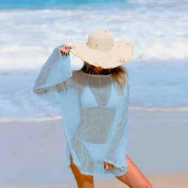 毛衣;沙滩防晒服;沙滩裙