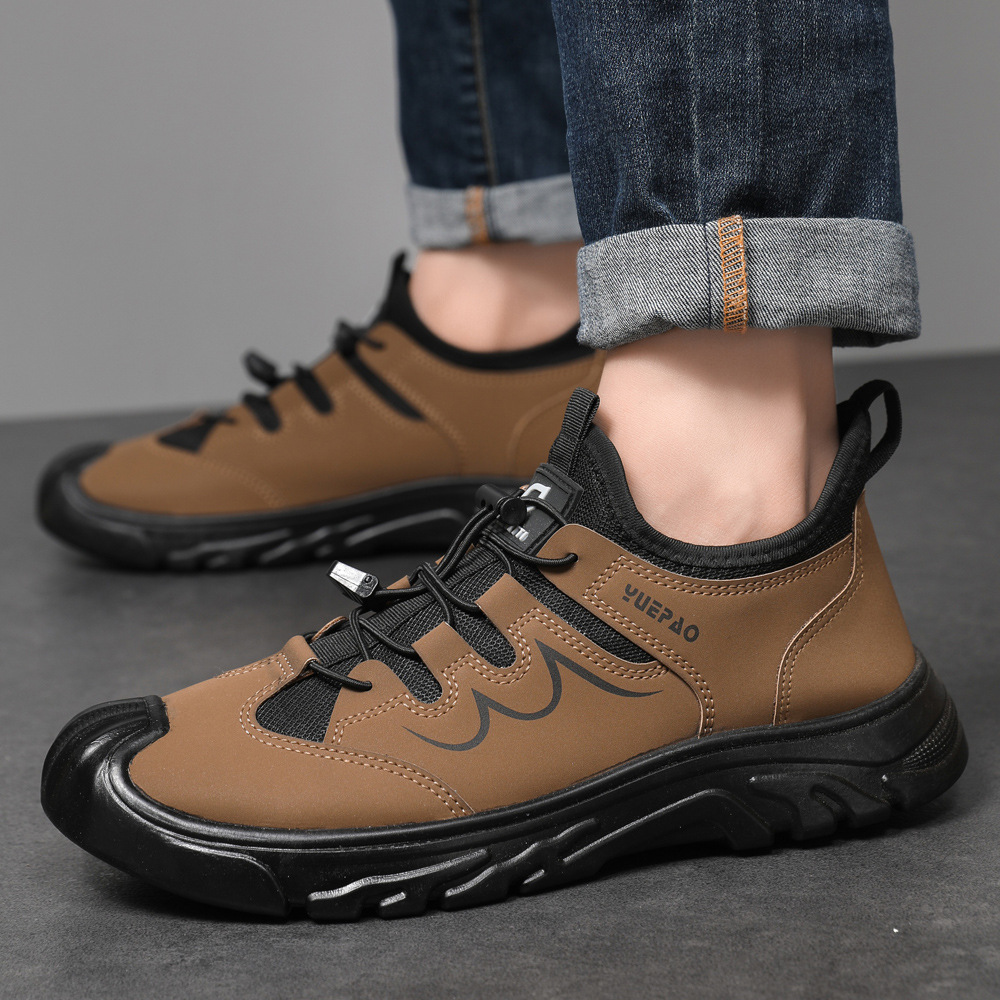 Zapatos de hombre comercio exterior al por mayor primavera y verano zapatos casuales de cuero juveniles de moda coreana baja cómodos zapatos de moda ligeros