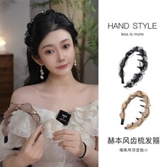 轻盈日常百搭高颅顶发箍百搭双色休闲气质小众高级感时尚压发发卡
