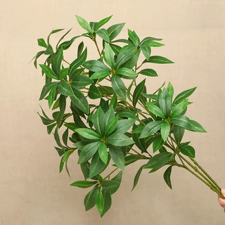 北欧仿真绿植仿真花日本吊钟单枝马醉木叶假树枝客厅植物装饰摆件