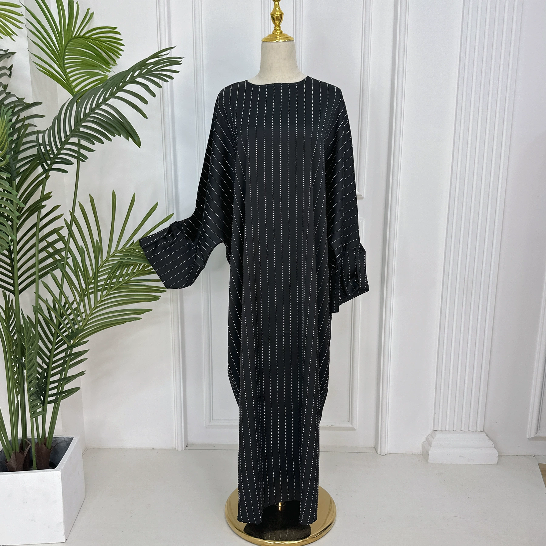 Платье в полоску 2024 Loriya Aliexpress Amazon Dubai Spring Summer Party LR884