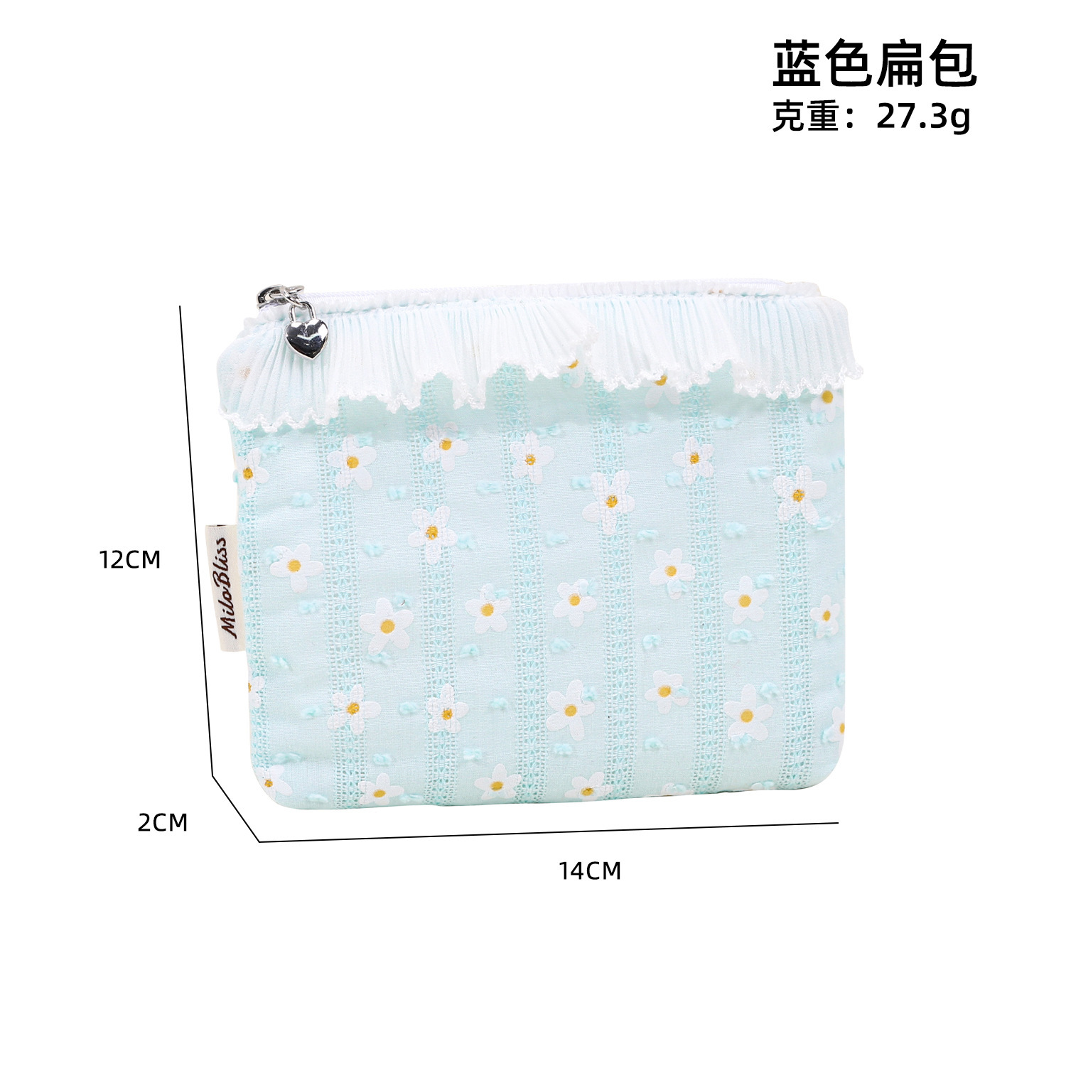 블루 플랫 백
