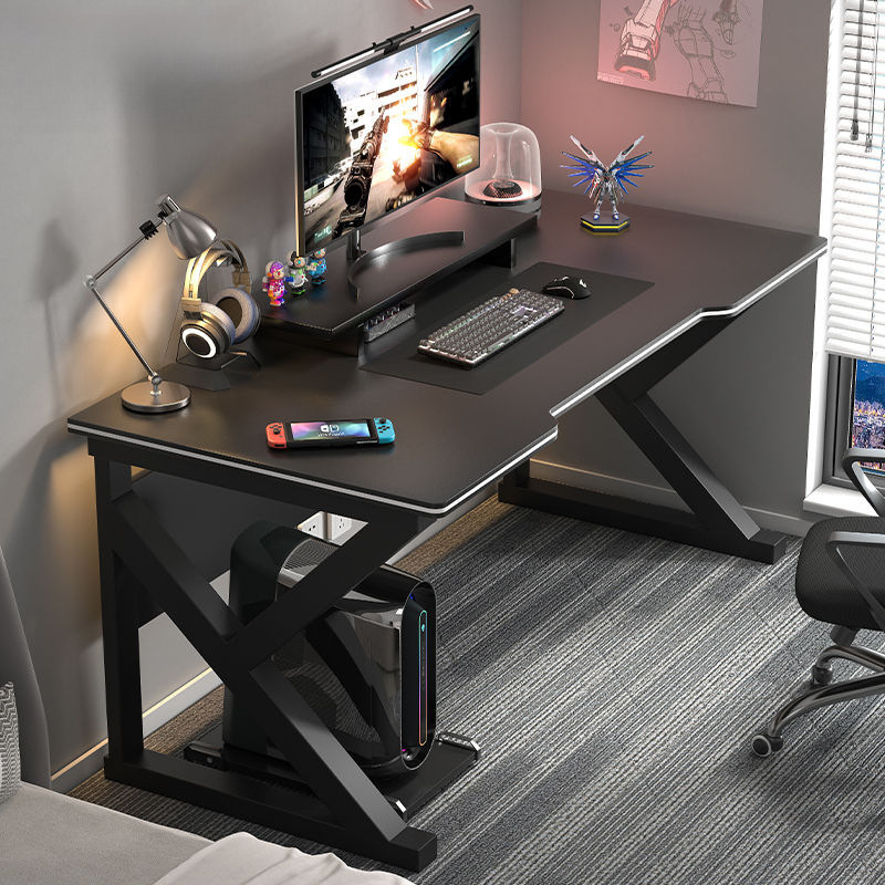 Computer Table Desktop Workbench Office Desk Home Desk Student Writing Desk Bedroom Table Simple E-Sports Table and Chairs