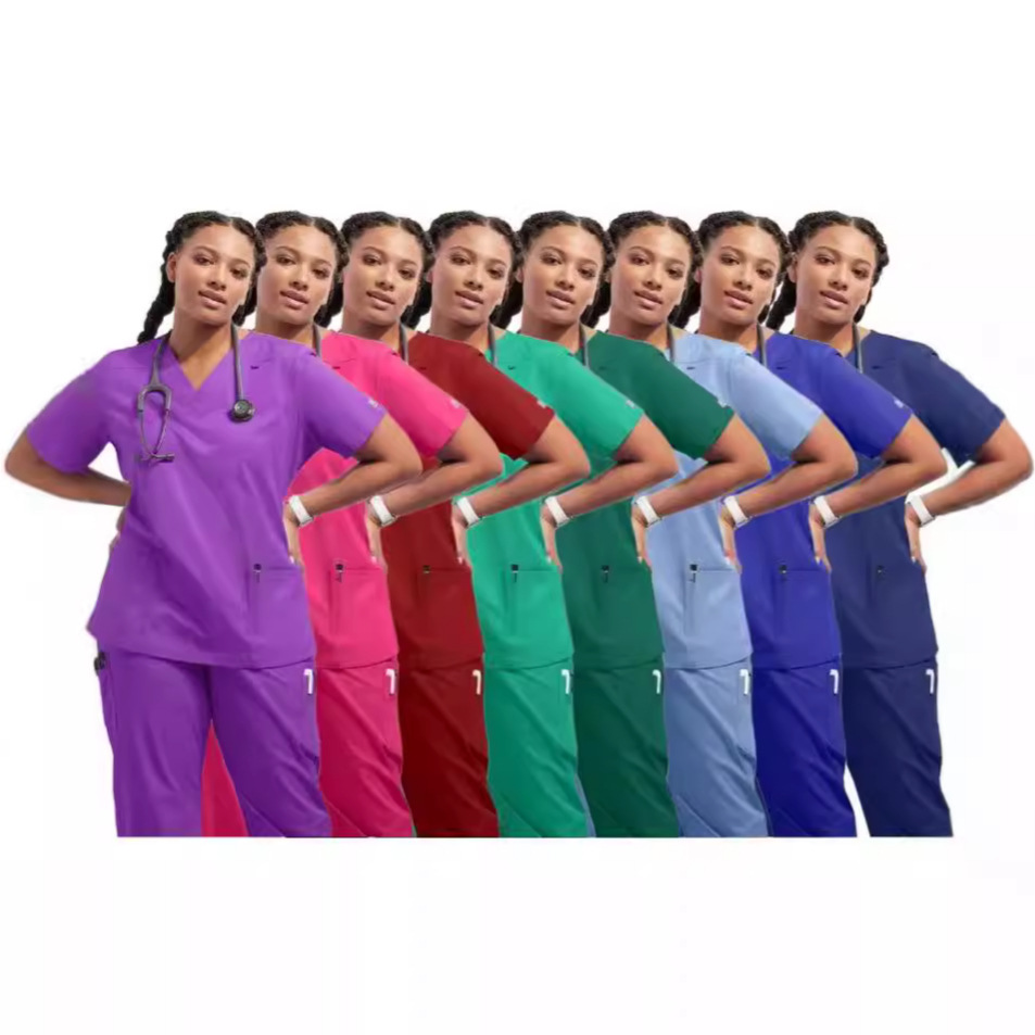 洗手衣女棉质轻便套装手术服夏季短袖手术室分体刷手服工作服职业