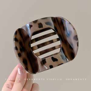 Gran arco clip de cabello de alta sensación clip de boca de pato nuevo clip de cabeza de mujer temperamento clip de tiburón clip de cabello