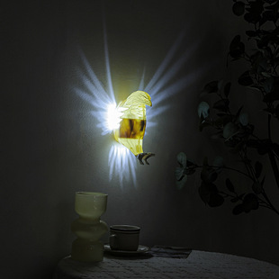 Decorative Internet Celebrity Restaurant Flower Arrangement Ornaments Living Room Ins Style Life Glass Vase Sense Small Hydroponic Niche Wall Lamp