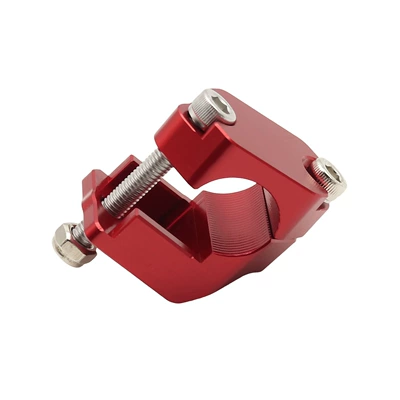 Motorcycle brake pump clamp, universal off-road vehicle modification aluminum alloy bracket, supports KTM/Husqvarna (Other brake systems) - red