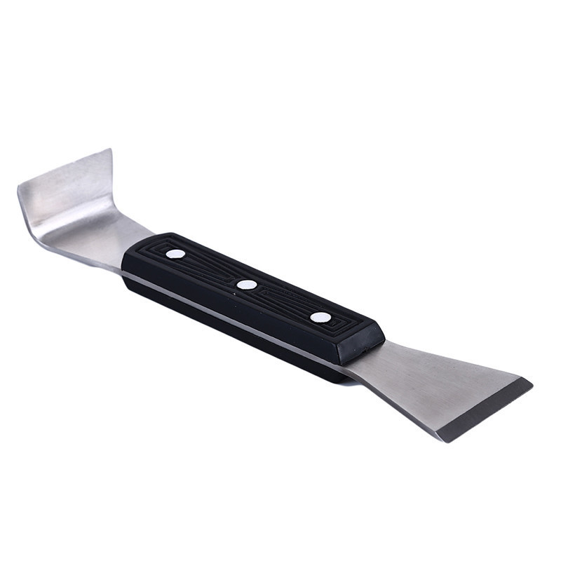 养蜂蜂箱黑色不锈钢清洁刀刀具半弯式蜂架升降机刮刀设备刮擦